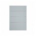 Frome Matt Mist 500 Drawer Front CAD Cut Out Front Unit