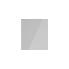 Winterton Gloss Dove Grey 300 Handleless Pan Drawer Front (342mm) CAD Cut Out Primary