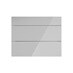 Winterton Gloss Dove Grey 900 Drawer Front CAD Cut Out Front Unit