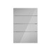 Winterton Gloss Dove Grey 500 Deep Drawer Front CAD Cut Out Front Unit