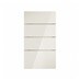 Winterton Gloss Porcelain 400 Drawer Front CAD Cut Out Front Unit
