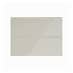 Winterton Gloss Sandstone 1000 Handleless Pan Drawer Front (342mm) CAD Cut Out Front Unit