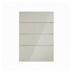 Winterton Gloss Sandstone 500 Drawer Front CAD Cut Out Front Unit