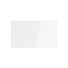 Winterton Gloss White 600 Handleless Pan Drawer Front (342mm) CAD Cut Out Primary