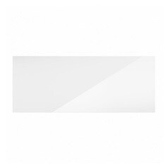 Winterton Gloss White 900 Half Height Door CAD Cut Out Primary