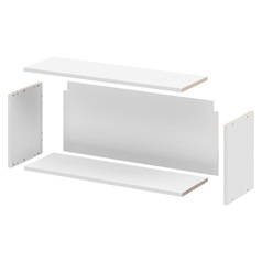 900mm Half Height Wall Cabinet Flat Pack
