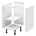 400mm Base Cabinet Flat Pack