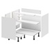 931mm Corner Cabinet Flat Pack