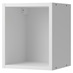White 360mm x 300mm x 290mm Flat Pack Wall Cabinet