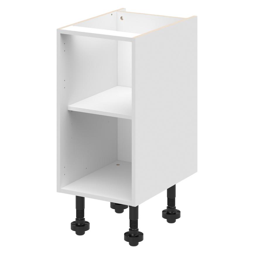 White 400mm Hi-Line Base Cabinet