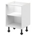 White 600mm Hi-Line Base Cabinet