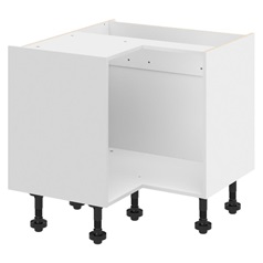 White 931 Corner Base Service Void Cabinet