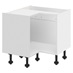 White 931 Corner Base Service Void Cabinet