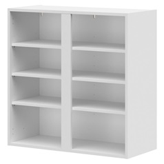 White 900 x 390mm Tall Wall Cabinet