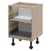 Natural Oak 600mm Standard Cushion Close 2 Drawer Base Cabinet