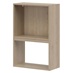Natural Oak 600mm Tall Integrated Microwave Topbox Cabinet