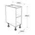 200mm Hi-Line Base Cabinet Line Drawing