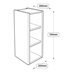200mm Full Height Wall Cabinet Line Drawing