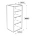 400mm Tall Wall Cabinet Line Drawing