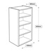 450mm Tall Wall Cabinet Line Drawing