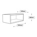500mm Larder Top Box Line Drawing