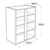 700 x 390mm Tall Wall Cabinet Line Drawing