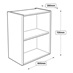 600 Full Height Wall Cabinet Line Drawing