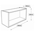 600 Hob Wall Cabinet Line Drawing
