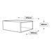 300mm Larder Topbox Cabinet Line Drawing