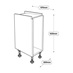 200mm Hi-Line Base Cabinet Line Drawing