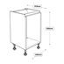 400mm Hi-Line Base Cabinet Line Drawing