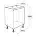 600mm Hi-Line Base Cabinet Line Drawing