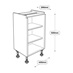 400mm Shallow Hi-Line Base Cabinet Line Drawing