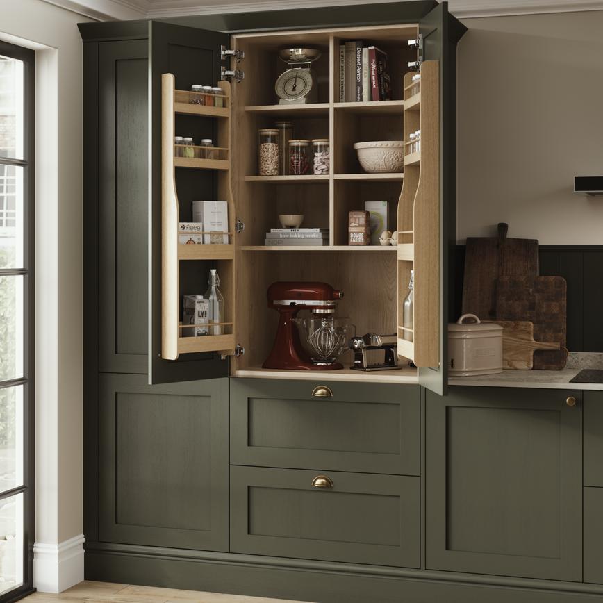 Howdens 1100mm x 300mm x 92mm Natural Oak Door Balcony