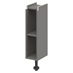 Croft Grey 750mm x 200mm x 575mm Ready Assembled Handleless Base Cabinet