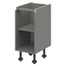 Croft Grey 750mm x 400mm x 575mm Ready Assembled Handleless Base Cabinet