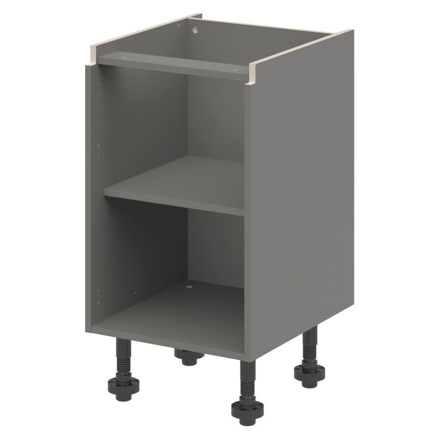 Croft Grey 750mm x 500mm x 575mm Ready Assembled Handleless Base Cabinet