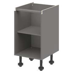 Croft Grey 750mm x 500mm x 575mm Ready Assembled Handleless Base Cabinet