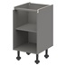 Croft Grey 750mm x 500mm x 575mm Ready Assembled Handleless Base Cabinet