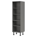 Croft Grey 1942mm x 600mm x 575mm Ready Assembled Handleless Larder Tower Cabinet
