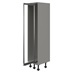 Croft Grey 500mm Ready Assembled Pre-Fitted Frame Only Pull Out Handleless Larder Cabinet