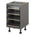 Croft Grey 720mm x 500mm x 575mm Ready Assembled Pre-Fitted Blum 4 Drawer Base Cabinet