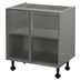 Croft Grey 720mm x 800mm x 575mm Ready Assembled Drawer / Corner Base Cabinet