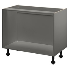 Croft Grey 720mm x 1000mm x 575mm Ready Assembled Drawer / Corner Base Cabinet