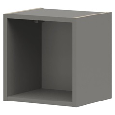 Croft Grey 360mm x 350mm x 290mm Ready Assembled Wall Cabinet