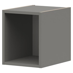 Croft Grey 360mm x 300mm x 390mm Ready Assembled Wall Cabinet