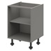 Croft Grey 720mm x 600mm x 575mm Ready Assembled Base Cabinet