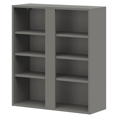 Croft Grey 900mm x 800mm x 290mm Ready Assembled Wall Cabinet