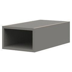 Croft Grey 180mm x 300mm x 575mm Ready Assembled Larder Top Box