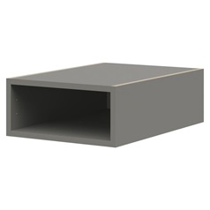 Croft Grey 180mm x 400mm x 575mm Ready Assembled Larder Top Box